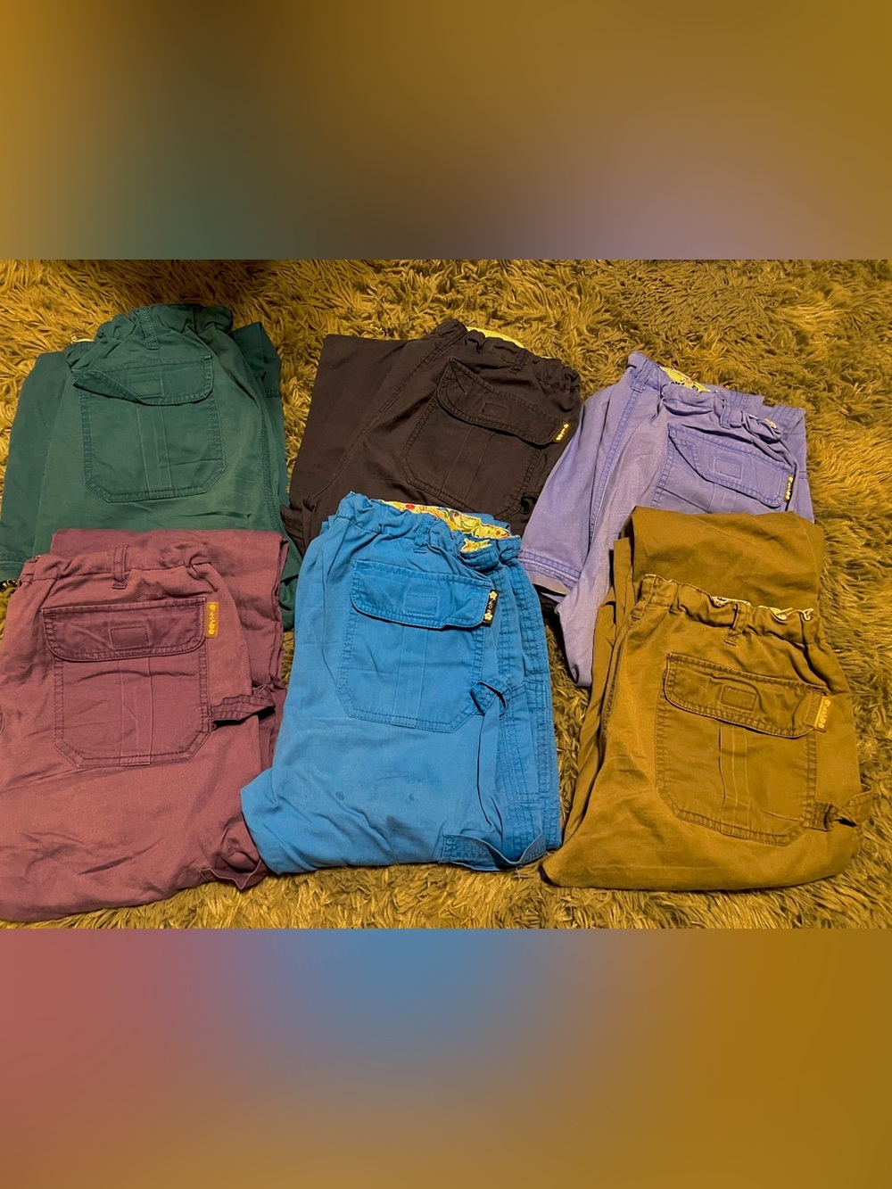 Koi Scrubs Mixed Color Cargo Bundle - 6pcs XS Tall